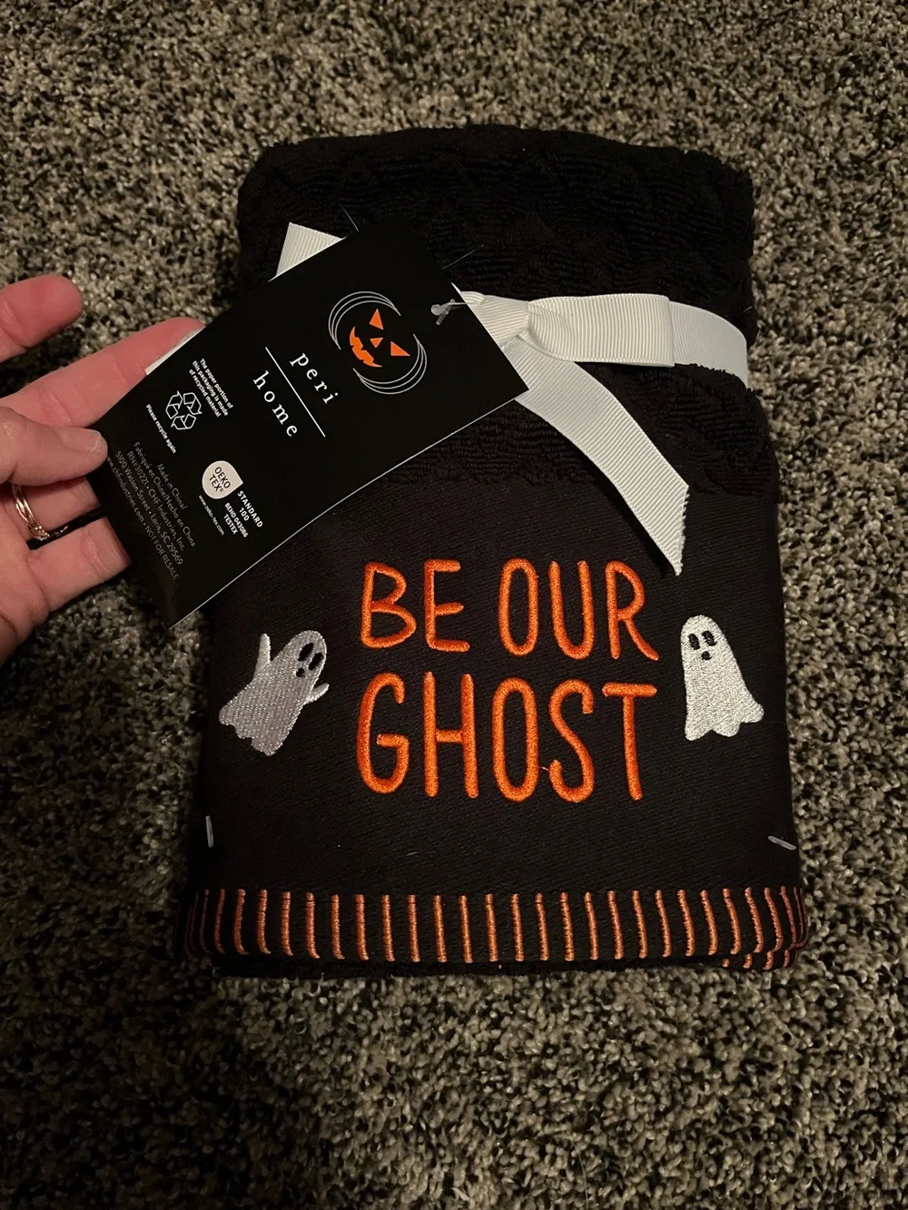 Peri Home ghost hand towels